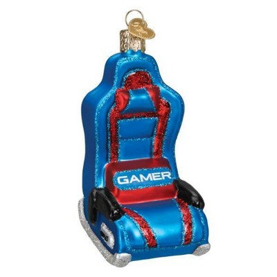Old World Christmas 4.25 In Gaming Chair Ornament Christmas Video Tree Ornaments
