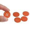 Unique Bargains Resin Craft Snap Round Flat 4-Hole Sewing Buttons 50 Pcs - 4 of 4