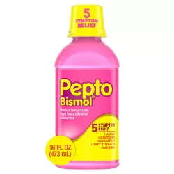 Pepto-Bismol 5 Symptoms Digestive Relief Original Liquid