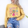 Simply Sage Market Women's Coquette School Chart Long Sleeve Garment Dyed Tee - 2 of 4