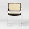 Wood Framed Woven Panel Dining Chair - Threshold™ - 3 of 4