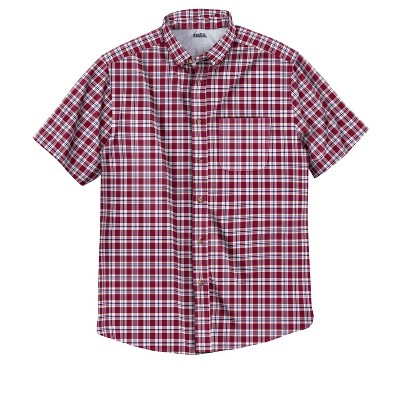 KingSize Short Sleeve Wrinkle Resistant Sport Shirt