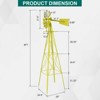 Karl Home Metal Outdoor Decorative Windmill - 2 of 4