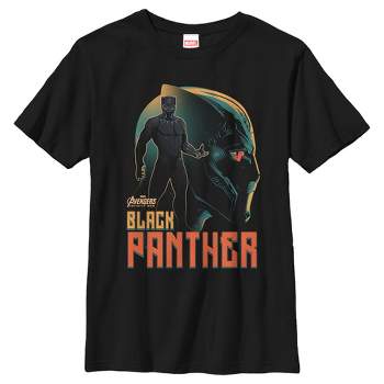 Boy's Marvel Avengers: Infinity War Black Panther Portrait T-Shirt