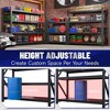Mlezan Heavy Duty Shelves: 3000/5000 LBS Capacity, Black Metal Adjustable Storage for Garage or Warehouse. 48"W/71"W Industrial Shelving Unit. - 4 of 4