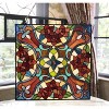 Chloe Lighting Noelle Victorian Tiffany-Glass Window Panel 20" Wide - 3 of 3