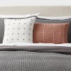 Plus Stitch Square Edge Pillow - Threshold™ - image 2 of 4