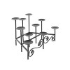 Achla Designs 14"x12" Cathedral Hearth Fireplace Candelabra Black - 4 of 4