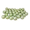 Northlight 32ct Shatterproof 2-Finish Christmas Ball Ornament Set 3.25" - Green - 2 of 2