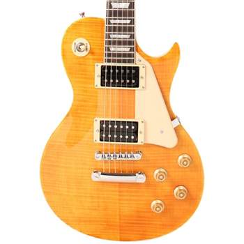 Sawtooth Heritage Series Right-Handed Flame Maple Top Electric Guitar, Tuscan Flame