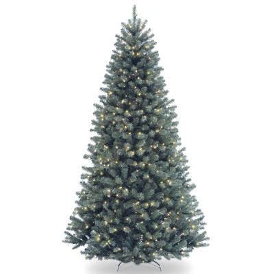 9ft National Christmas Tree Company Full North Valley Blue Spruce Artificial Christmas Tree Clear