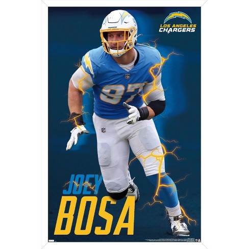 Trends International Nfl San Francisco 49ers - Nick Bosa Feature Series 23  Framed Wall Poster Prints White Framed Version 14.725 X 22.375 : Target