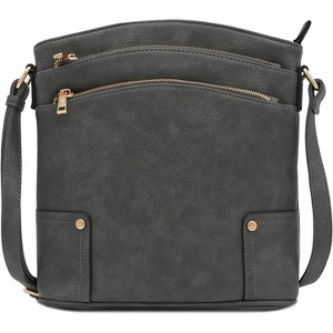 Paaaawaters Triple Zip Pocket Large Crossbody Bag - 1 of 4