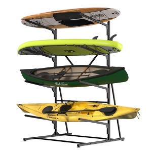 Garvee Kayak Storage Rack, Heavy Duty Kayak Racks with Adjustable Shelves, Metal Kayak Stand for Ships, Canoe, Surfboard & Paddleboard, Garage, Beach - 1 of 4