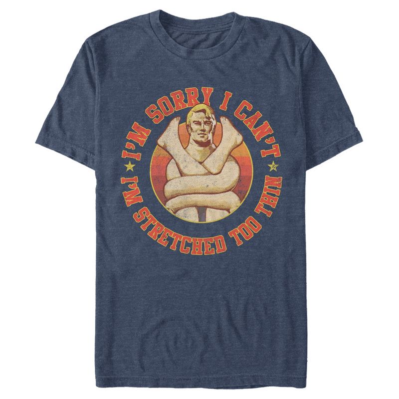 Men's Stretch Armstrong Stretched Too Thin T-Shirt, 1 of 5