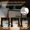 Hommpa Modern Nightstand with 2 Drawers & Adjustable Auto Sensor Light - 3 of 4