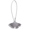 Evideco French Home Goods Magnetic Metal Curtain Tiebacks with Ginkgo Leaf Design – No Installation Needed - 2 of 4