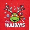 Men's - Teenage Mutant Ninja Turtles - Happy Holidays Short Sleeve Graphic T-Shirt - 2 of 4