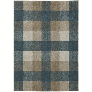 Oriental Weavers Alton 5093X Teal/ Grey Indoor Area Rug - 3'3" x 5' - 1 of 1
