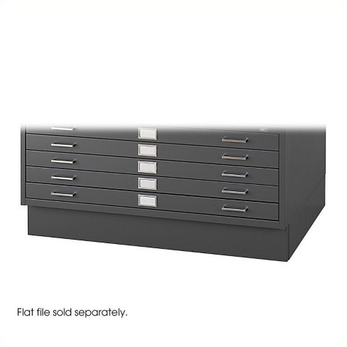 Steel Closed Low Base In Black Fits 4986 And 4996 Flat File