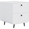 Streamdale Nightstand Cabinet with 2 Drawers & Circular Handle - 3 of 4