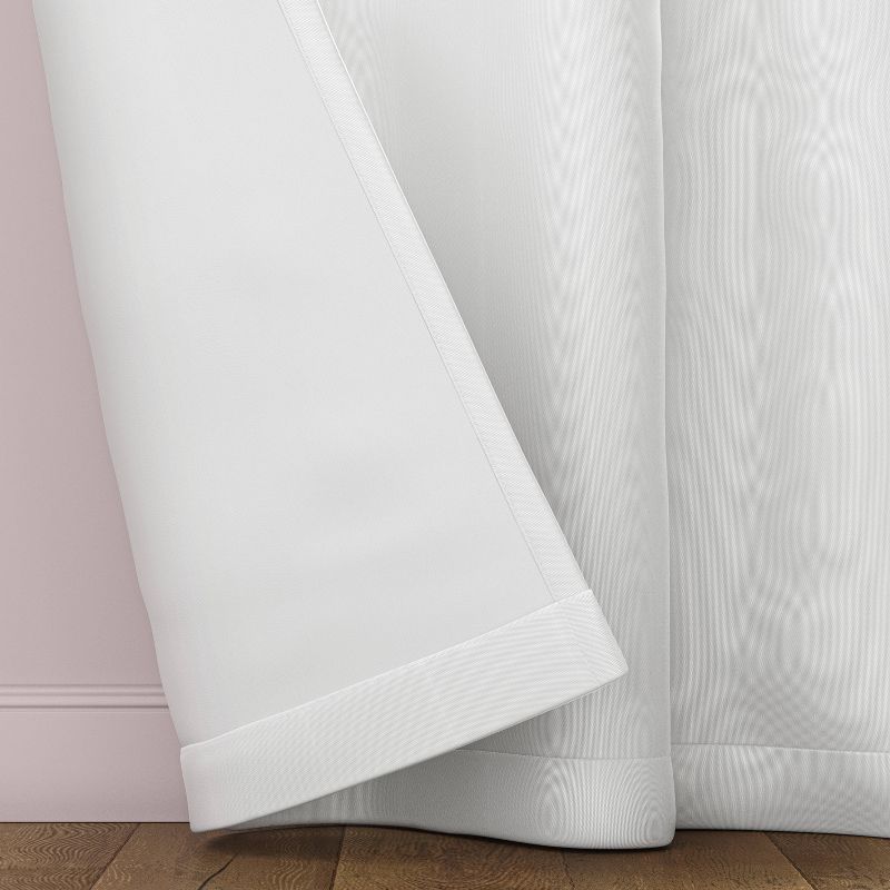 4pk Room Darkening Heathered Window Curtain Panels White - Room Essentials™, 5 of 7