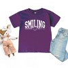 The Juniper Shop SmileyWorld Arched Varsity Toddler Short Sleeve Tee - 3 of 4
