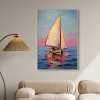 Art Remedy Contemplating at High Seas Beach Life Inspired Wall Art Framed - 2 of 4