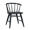 Jofran,Fitz Traditional Solid Wood Curved Back Spindle Dining Chair (Set of 2) - 2 of 4