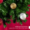 Best Choice Products Premium Hinged Artificial Christmas Pine Tree w/ Metal Base - 3 of 4