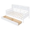 Okak Twin/Full Modern Platform Bed Frame with Bedside Shelf & Drawers,Storage Daybed Sofa Bed for Bedroom,Kids Room,Home Office - 3 of 4
