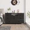 Dresser TV Stand with Power Outlet & LED for 55'' TV, Long Dresser for Bedroom with 8 Deep Drawers, Chests of Drawers - 3 of 4