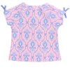 RuffleButts Toddler Girls UPF50+ Active Raglan Bow Shirt - 2 of 2