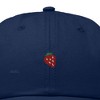 Dalix Lil Strawberry Embroidered Cotton Summer Outdoor Baseball Cap Dad Hat Womens - 2 of 4