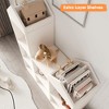 Toy Storage Organizer 7-Cubby Kids Bookshelf White Bookcase Toddlers Playhouse Cabinet Shelf for Boys Girls Wooden Cubby Storage Toy Shelf, Kids Room - 4 of 4