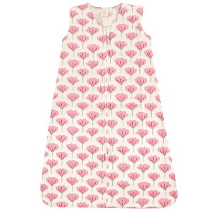 Touched by Nature Baby Girls Organic Cotton Sleeveless Wearable Sleeping Bag, Sack, Blanket, Tulip - 1 of 1