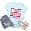 Simply Sage Market Women's Stars and Stripes With Stars Short Sleeve Graphic Tee - 3 of 4