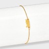 Tiny Tags 14K Gold Ion Plated Bear Bracelet - 2 of 4
