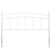 Modway Abigail Full Metal Headboard -  Seven Mounting Positions  - iron frame powder coated, Plastic tube plug - 2 of 4