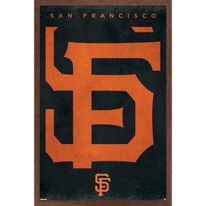 Trends International MLB San Francisco Giants - Logo 25 Framed Wall Poster Prints - 1 of 4