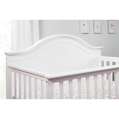 White Pine 4-in-1 Convertible Crib with Shiplap Headboard