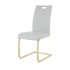 NicBex Modern Dining Chairs with Faux Leather Padded Seat,Armless Chairs with Chrome Metal Legs for Kitchen,Living Room - 4 of 4