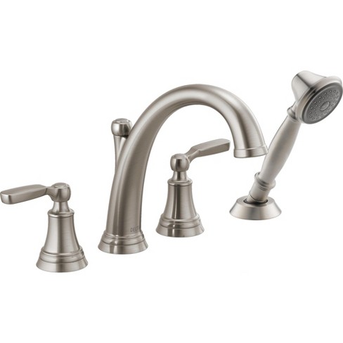 Delta Faucet T4732 Woodhurst Widespread Deck Mounted Roman Tub