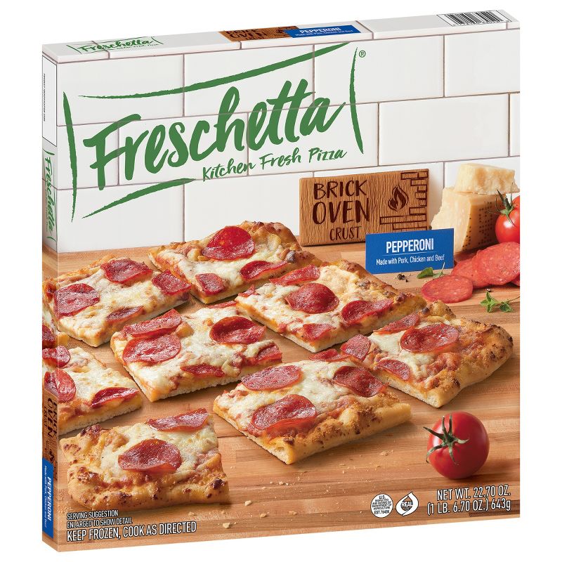 Freschetta Brick Oven Pizza Pepperoni and Italian Style Cheese - 22.7oz, 4 of 11