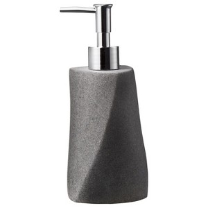 Geo Stone Lotion Pump Gray - Allure Home