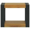 VidaXL Wall-mounted Bathroom Cabinet 17.7"x17.7"x13.8" Solid Wood Teak - 2 of 4