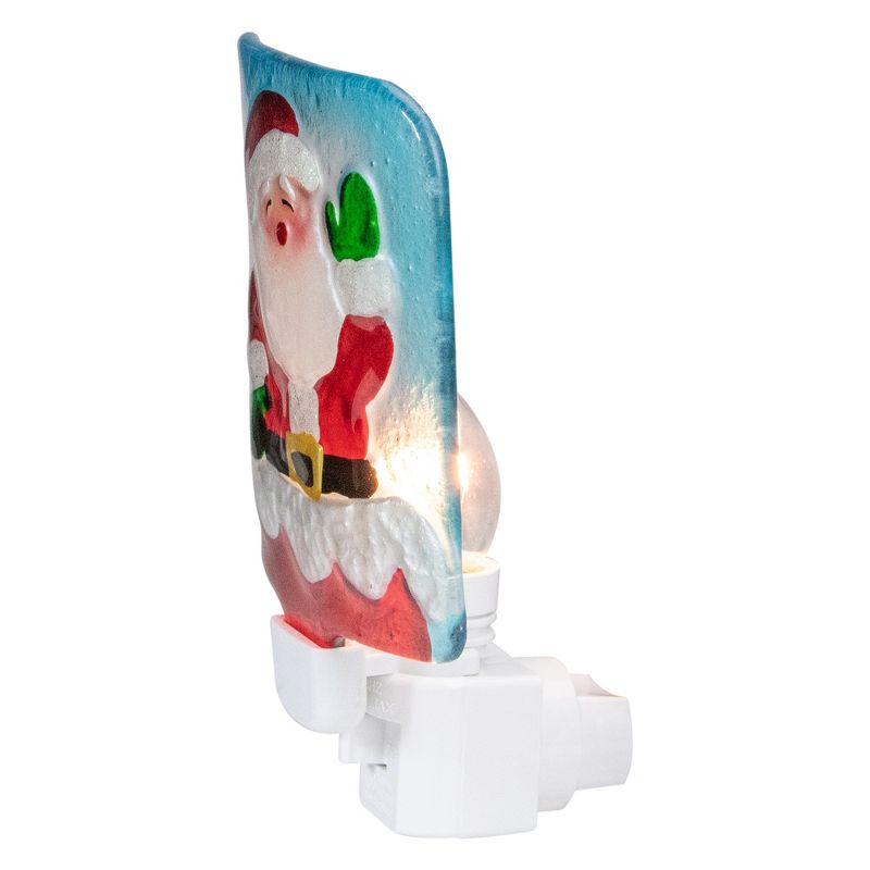 Northlight 6" Red and White Santa Claus Christmas Night Light, 2 of 5