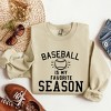 Simply Sage Market Women's Graphic Sweatshirt Baseball Is My Favorite With Ball - 3 of 4