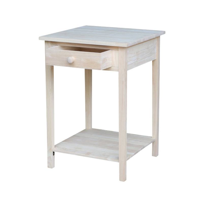 21&#34; Nightstand Unfinished - International Concepts, 6 of 15