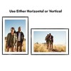Americanflat Aluminum 13x19 Picture Frame with Shatter-Resistant Glass - Use as 11x17 Frame with Mat or 13x19 Frame Without Mat - Black - 4 of 4